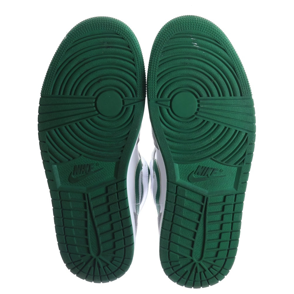 NIKE(ナイキ) AIR JORDAN 1 MID SE エアジョーダン ワン エスイー ミッドカットスニーカー ホワイト/グリーン US8.5/26.5cm DC7294-103