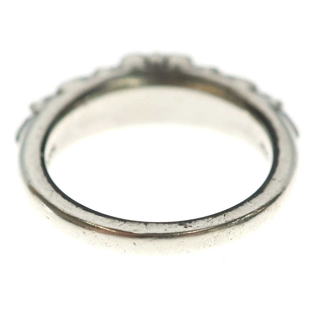 CHROME HEARTS(クロムハーツ) BABY CLSC P D ベイビークラシックフローラルクロス PAVEダイヤ リング シルバー