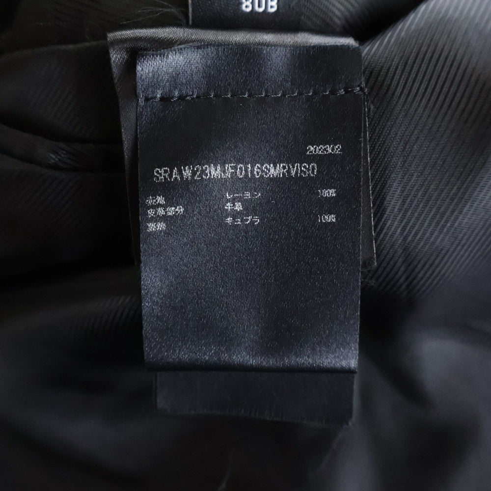 AMIRI(アミリ) スタンドカラー ダブルブレスト テーラードジャケット ブラック