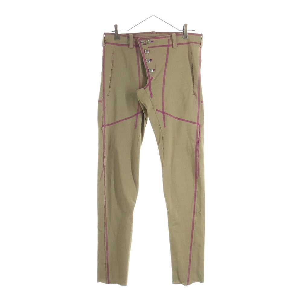 sulvam(サルバム) ステッチデザイン パンツ カーキ SK-P08-450 レディース