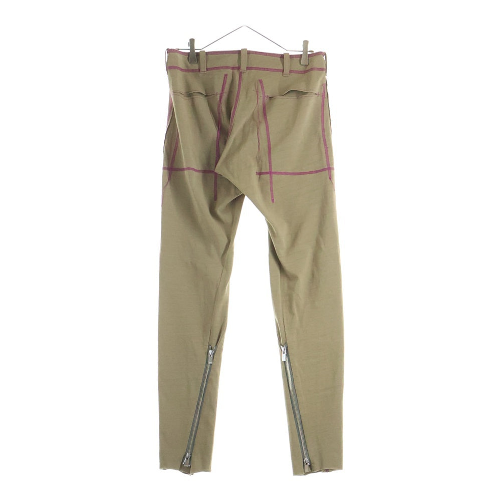 sulvam(サルバム) ステッチデザイン パンツ カーキ SK-P08-450 レディース