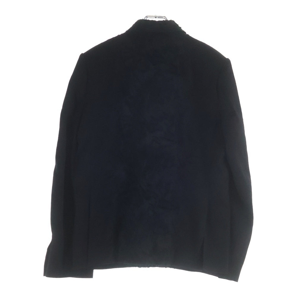 TAAKK(ターク) 24AW フラワージャガード フロントデザインシャツジャケット ブラック TA24AW-JK004 レディース