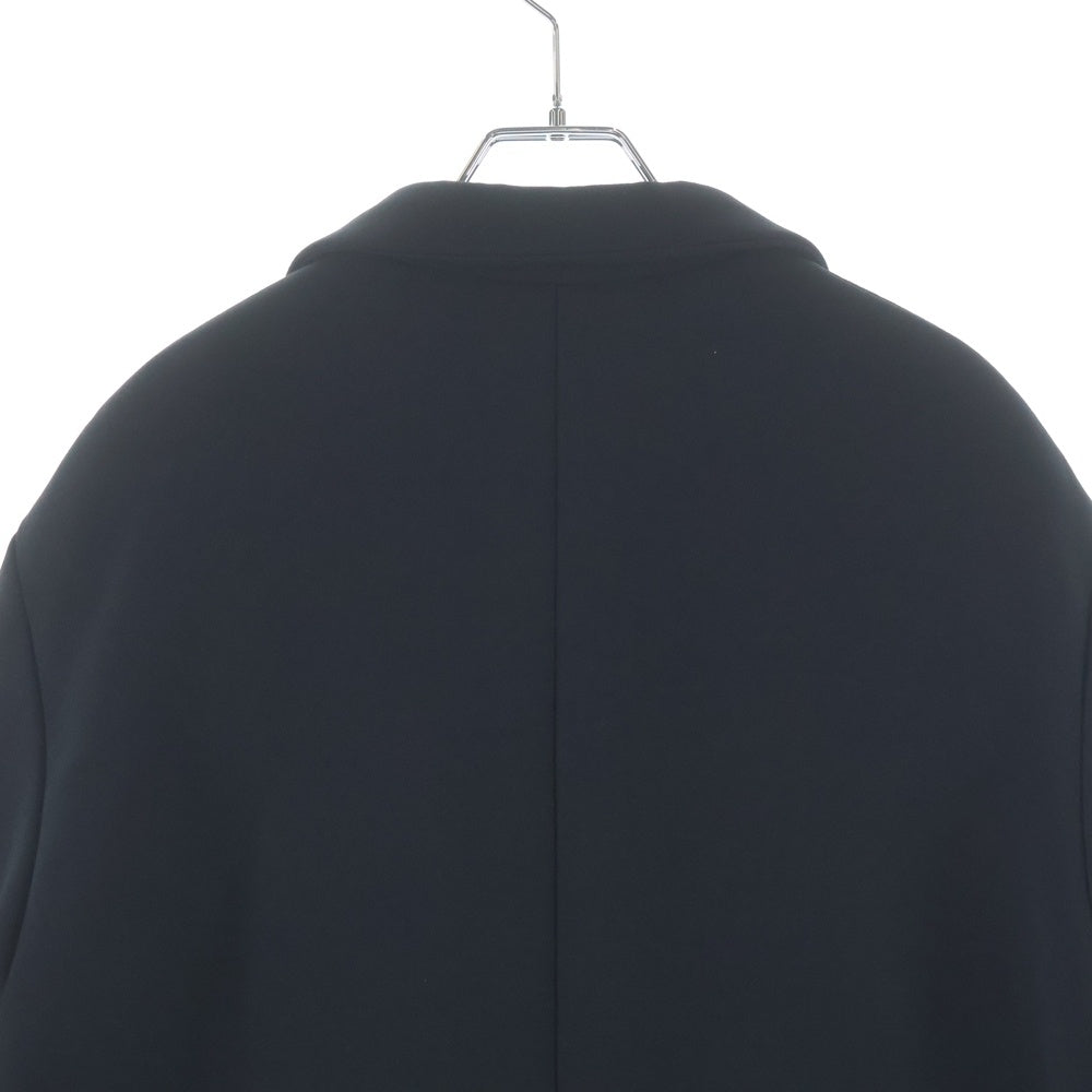 EMPORIO ARMANI(エンポリオアルマーニ) 比翼 スナップボタン オーバー チェスターコート ブラック レディース