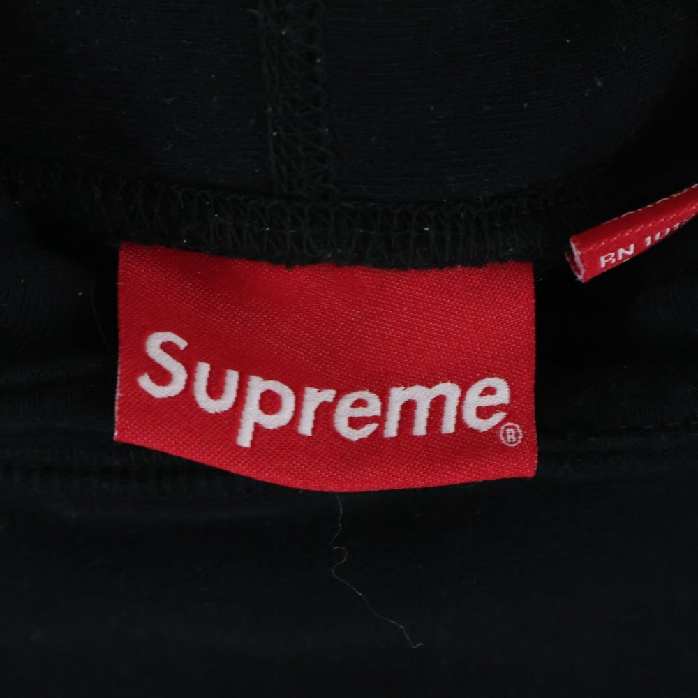 SUPREME(シュプリーム) 21SS ×Swarovski S Logo Hooded Sweatshirt ×スワロフスキー ラインストーン Sロゴ フーディー プルオーバーパーカー ブラック