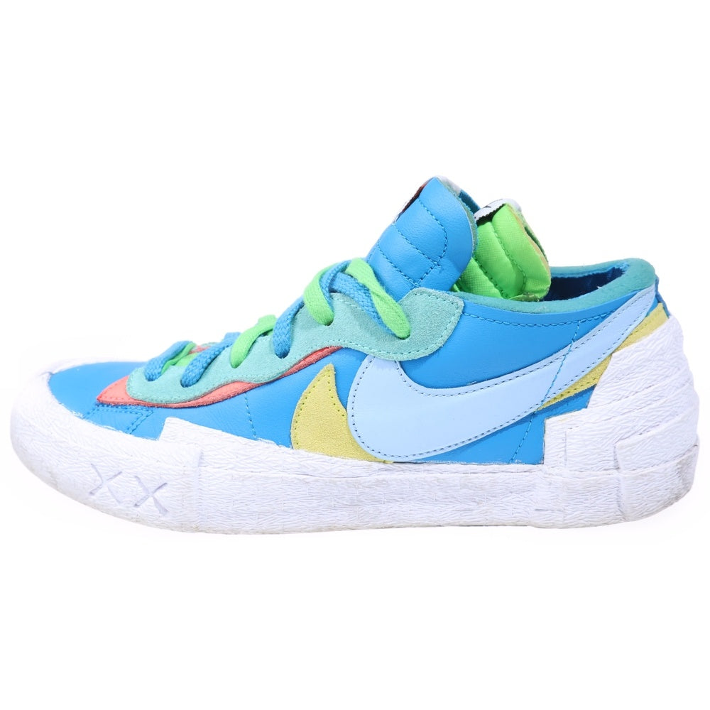 NIKE(ナイキ) ×KAWS ×sacai BLAZER LOW NEPTUNE BLUE カウズ サカイ ブレーザー ネプチューンブルー ローカットスニーカー マルチ US9/27cm DM7901-400