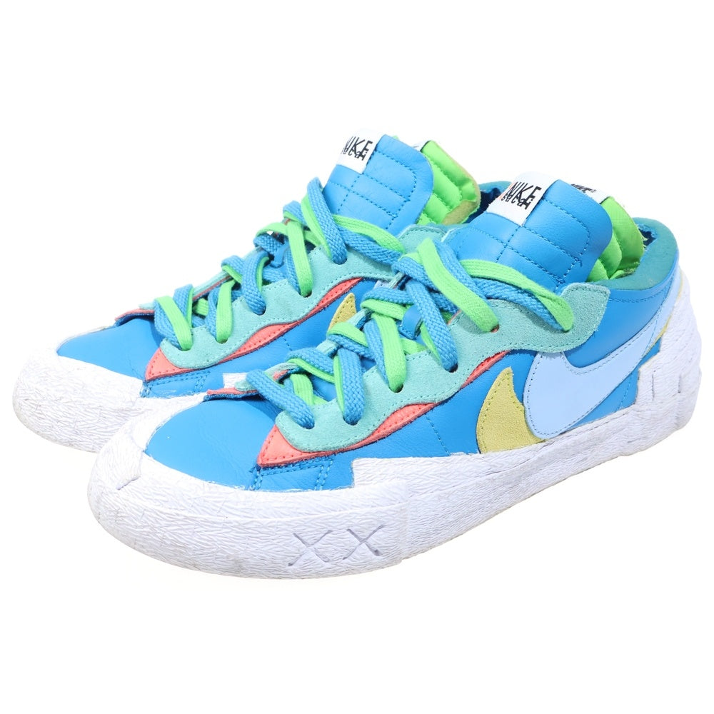 NIKE(ナイキ) ×KAWS ×sacai BLAZER LOW NEPTUNE BLUE カウズ サカイ ブレーザー ネプチューンブルー ローカットスニーカー マルチ US9/27cm DM7901-400