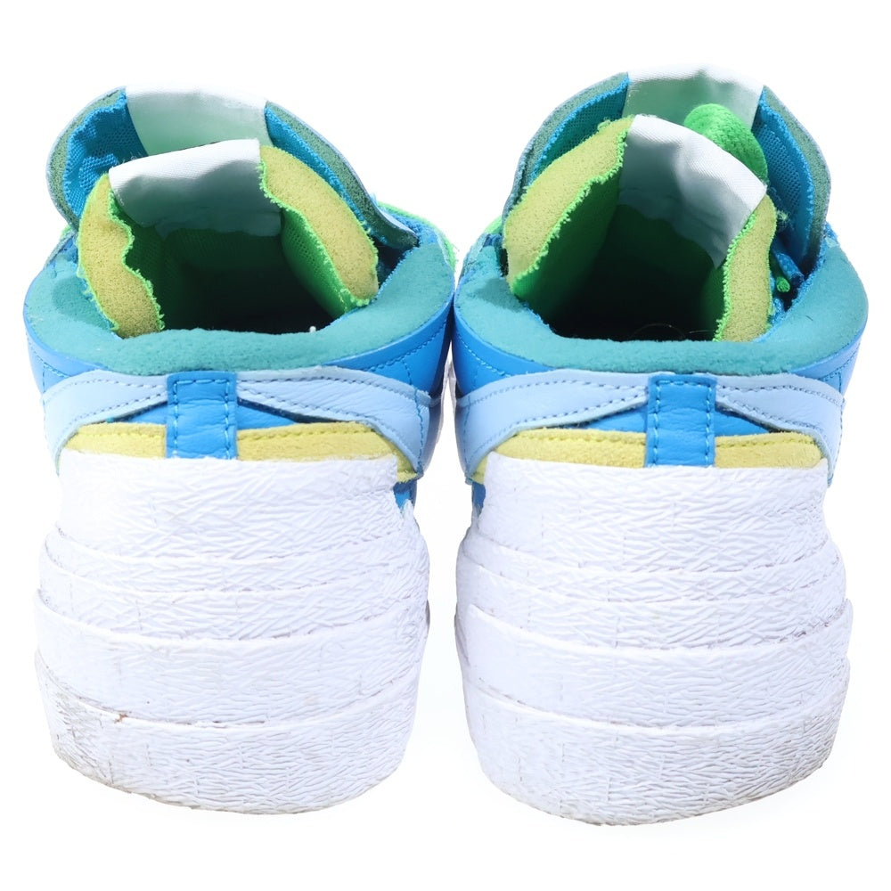 NIKE(ナイキ) ×KAWS ×sacai BLAZER LOW NEPTUNE BLUE カウズ サカイ ブレーザー ネプチューンブルー ローカットスニーカー マルチ US9/27cm DM7901-400