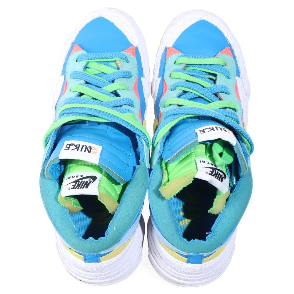 NIKE(ナイキ) ×KAWS ×sacai BLAZER LOW NEPTUNE BLUE カウズ サカイ ブレーザー ネプチューンブルー ローカットスニーカー マルチ US9/27cm DM7901-400