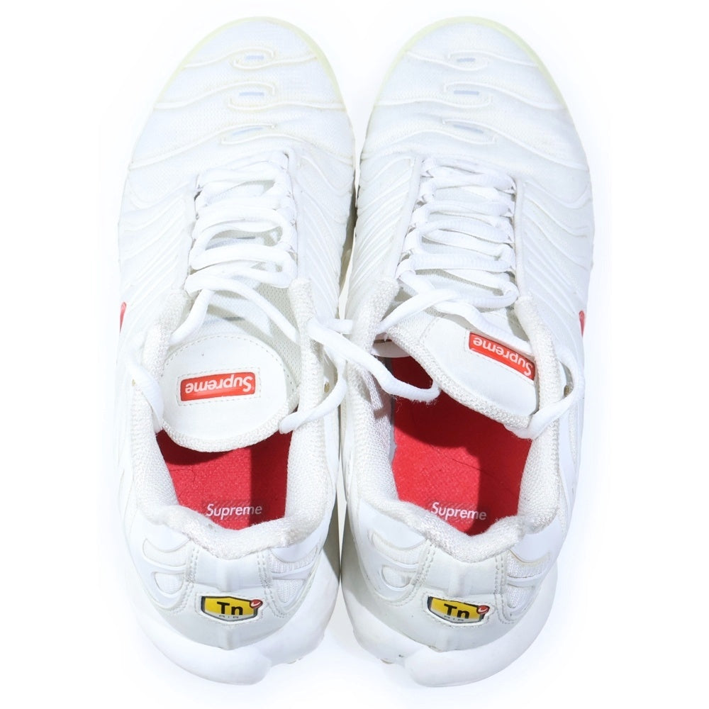 NIKE(ナイキ) ×Supreme Air Max Plus TN White DA1472-100 ×シュプリーム エアマックスプラス ローカットスニーカー ホワイト US9/27cm