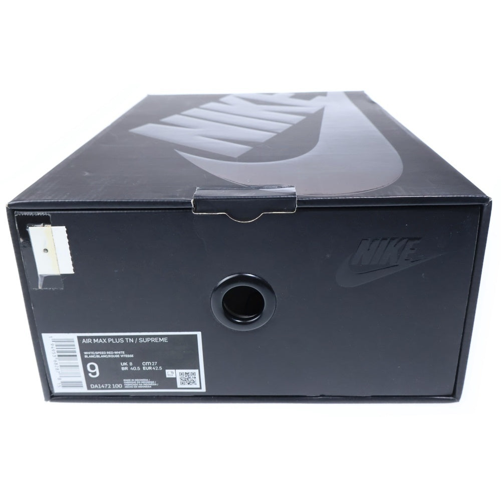NIKE(ナイキ) ×Supreme Air Max Plus TN White DA1472-100 ×シュプリーム エアマックスプラス ローカットスニーカー ホワイト US9/27cm