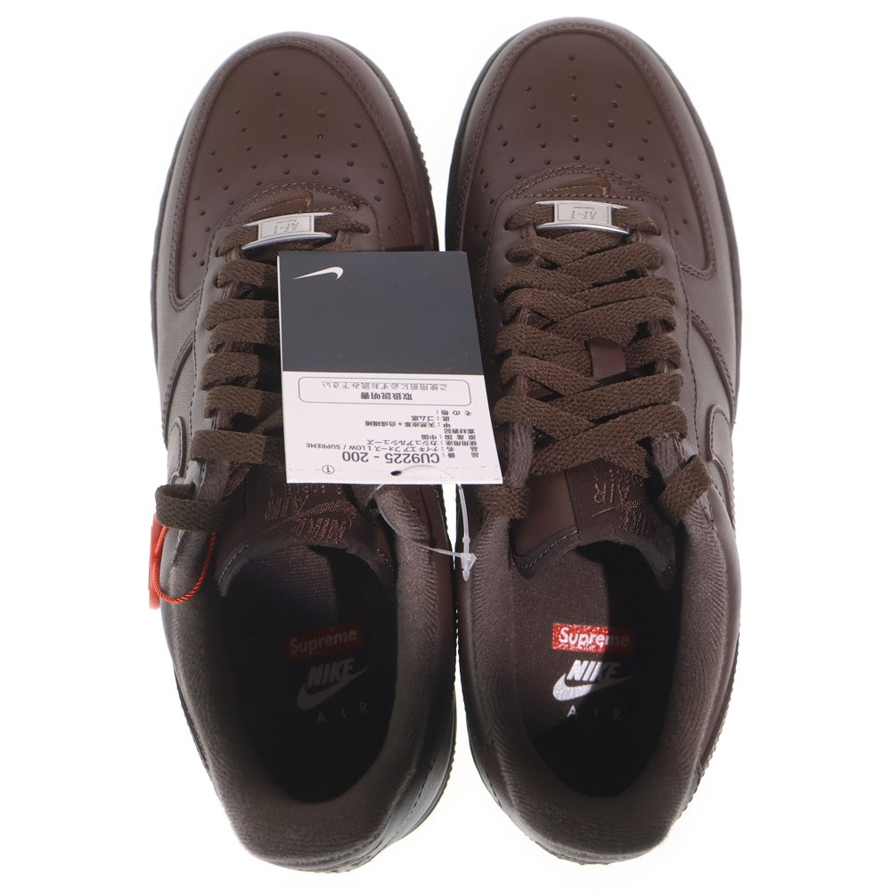 SUPREME(シュプリーム) AIR FORCE 1 LOW SP シュプリーム エアフォースワン ローカットスニーカー ブラウン US7.5/25.5cm CU9225-200