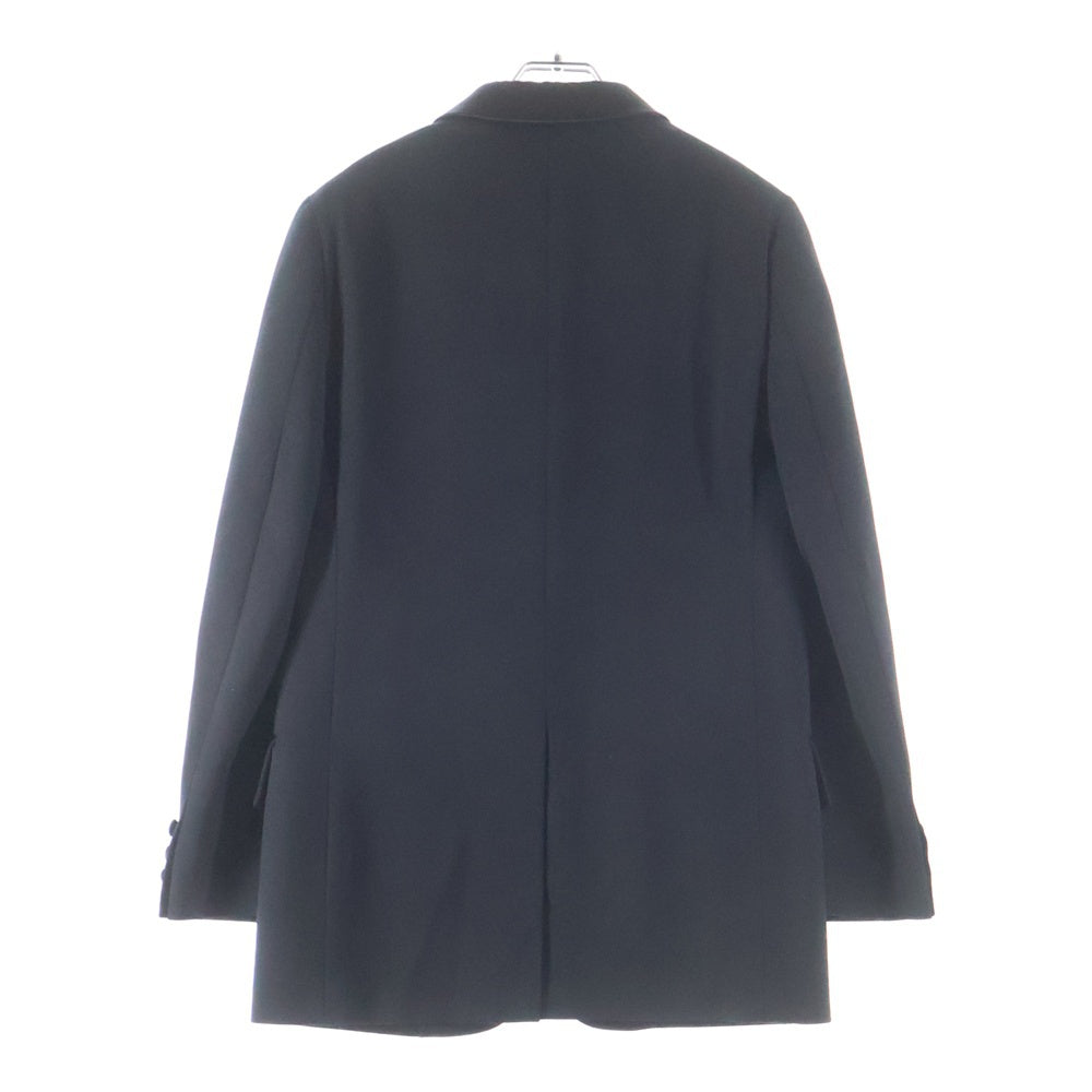 miumiu(ミュウミュウ) シングルブレスト グレインドプードル ジャケット ショールカラー テーラードジャケット ブラック MH1801 1R1 レディース