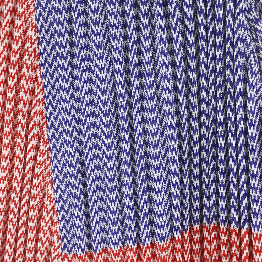 CELINE(セリーヌ) 切り替えデザイン ニットスカート レッド レディース