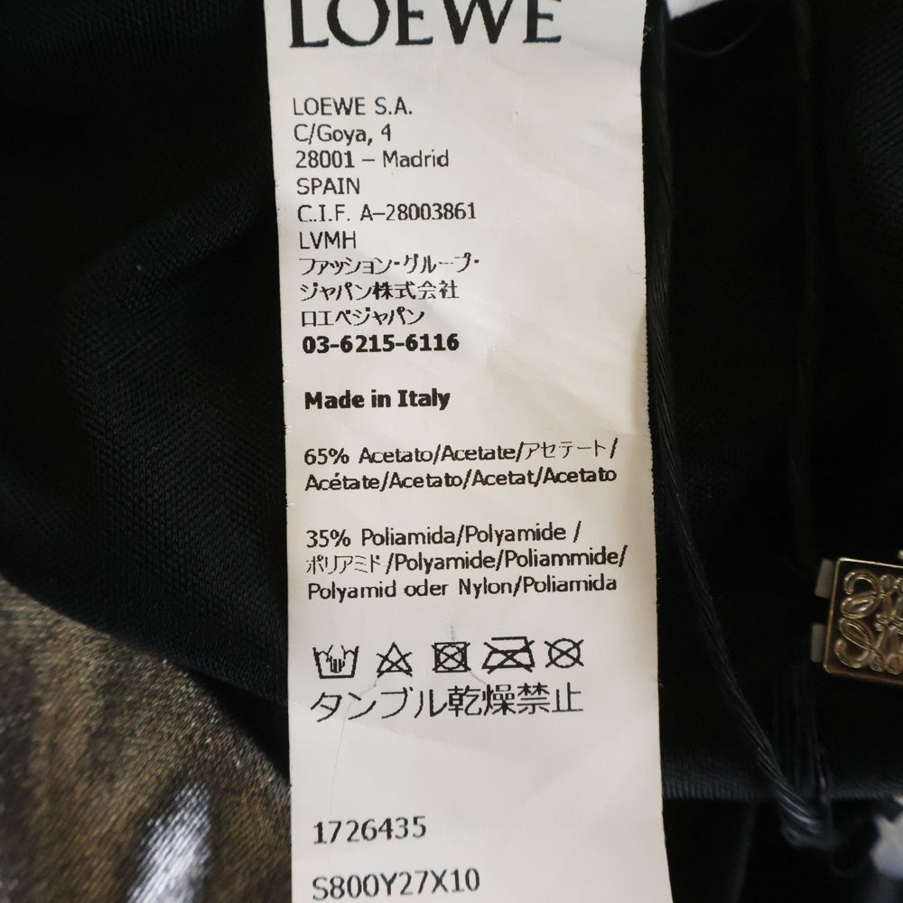 LOEWE(ロエベ) ■ハイウエストラップスカート シルバー S800Y27X10 レディース