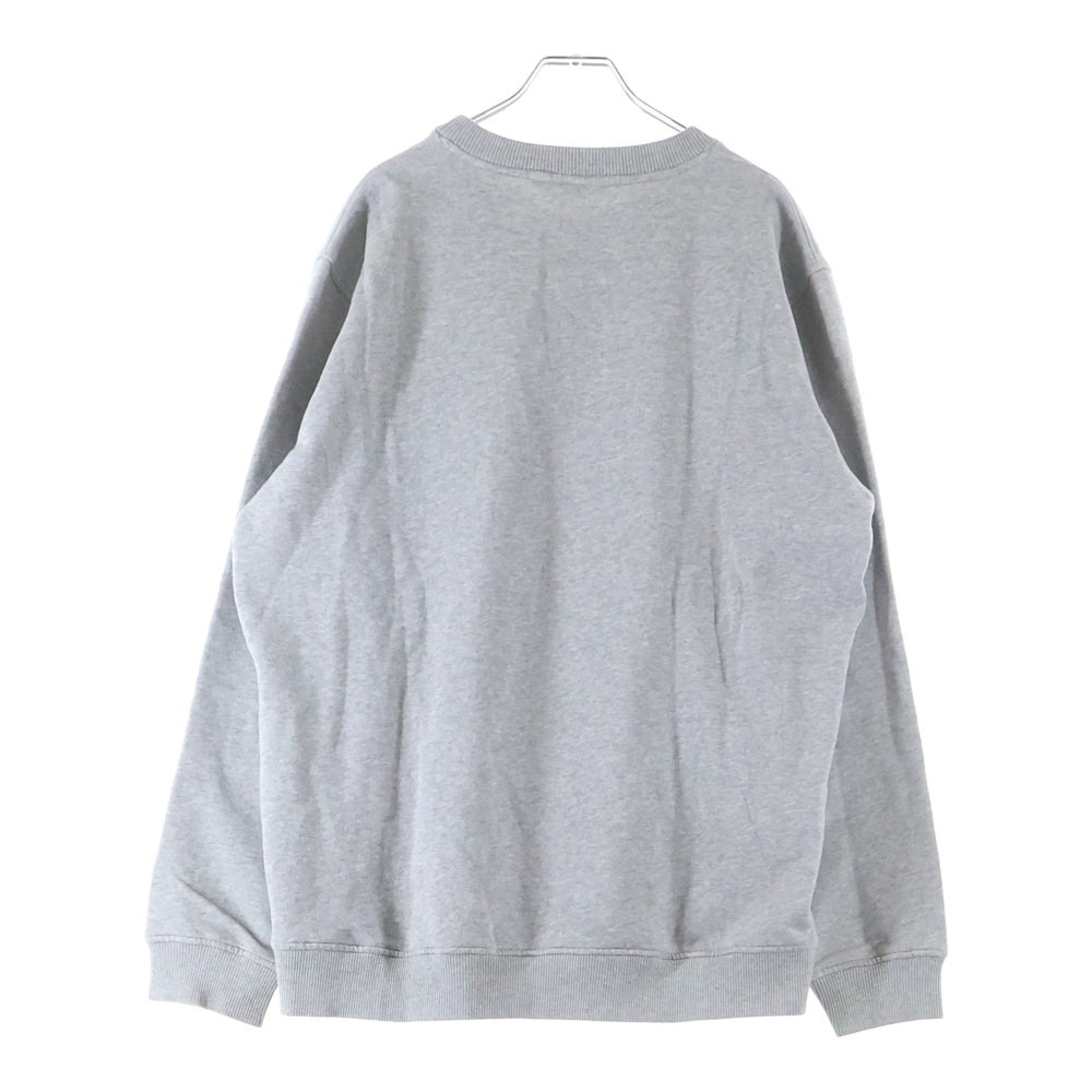 LOEWE(ロエベ) フロントアナグラム ロゴクルーネックスウェットトレーナー グレー レディース