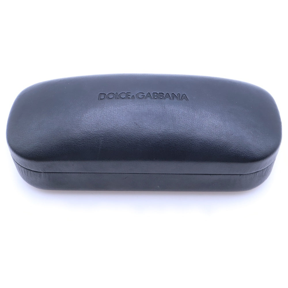 DOLCE & GABBANA(ドルチェアンドガッバーナ) メタルロゴフレーム リムレス サングラス ブラウン