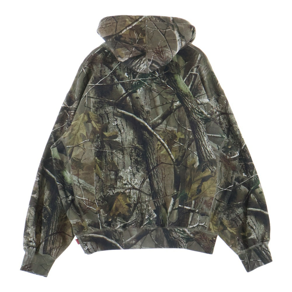 SUPREME(シュプリーム) 25AW Box Logo Hooded Sweatshirt Realtree AP Camo ボックス ロゴ 刺繍 リアルツリー カモフラ総柄 プルオーバースウェットパーカー フーディー ブラウン