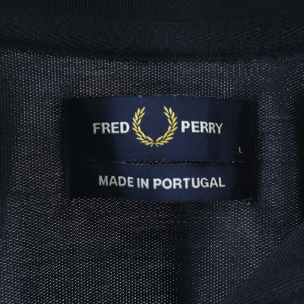FRED PERRY(フレッドペリー) TRACK JACKET ロゴサイドテープ トラックジャケット ブラック J5557