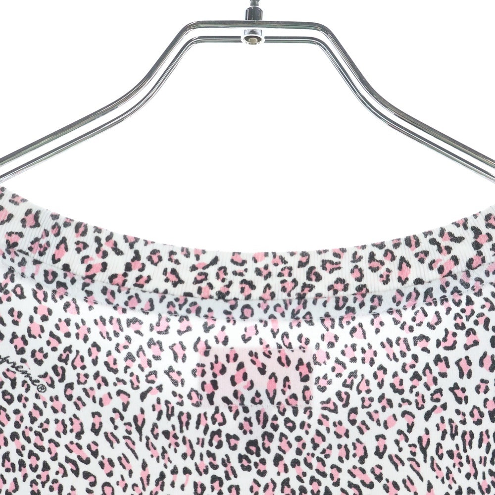 SUPREME(シュプリーム) 22SS Small Box Tee Pink Leopard スモール ボックス ロゴ半袖Tシャツ レオパード柄 ホワイト/ピンク