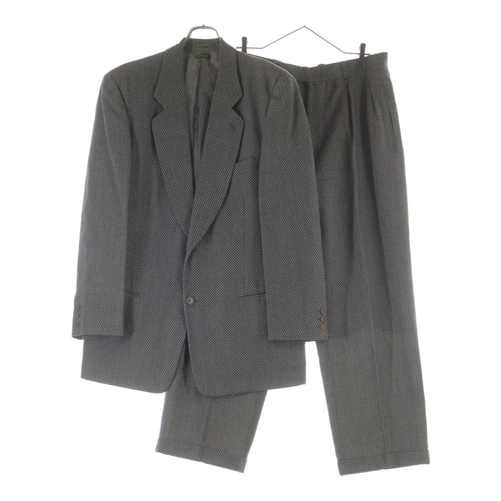 GIORGIO ARMANI(ジョルジオアルマーニ) セットアップスーツ 総柄 テーラードジャケット スラックスパンツ ブラウン