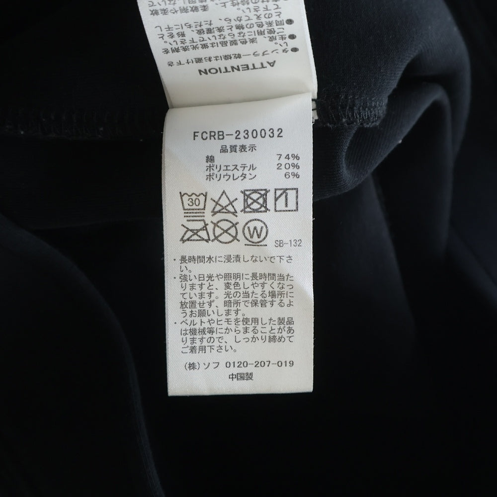 F.C.R.B./F.C.Real Bristol/FCRB(エフシーアールビー/エフシーレアルブリストル) 23AW TECH SWEAT TRAINING PANTS ロゴプリント テックスウェット トレーニング ジョガーパンツ ブラック FCRB-230032