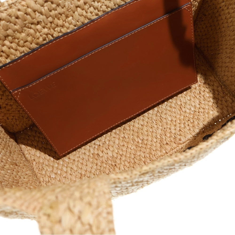 LOEWE(ロエベ) ロエベフォント トート ミニ ラフィア 2WAYバッグ ショルダーバッグ ハンドバッグ カゴバッグ ベージュ A685V46X01 レディース
