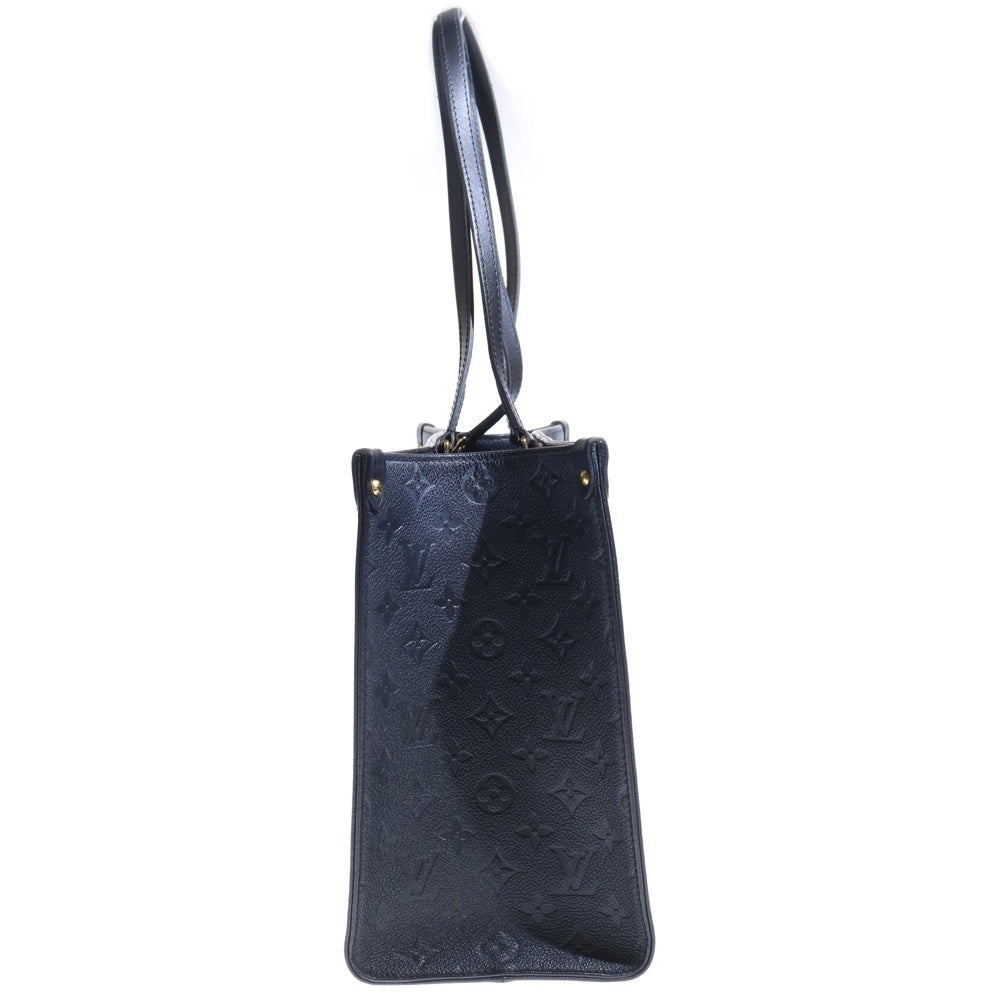 LOUIS VUITTON(ルイヴィトン) モノグラムアンプラント オンザゴーMM ハンドバッグ トートバッグ ブラック レザー M45595 ゴールド金具