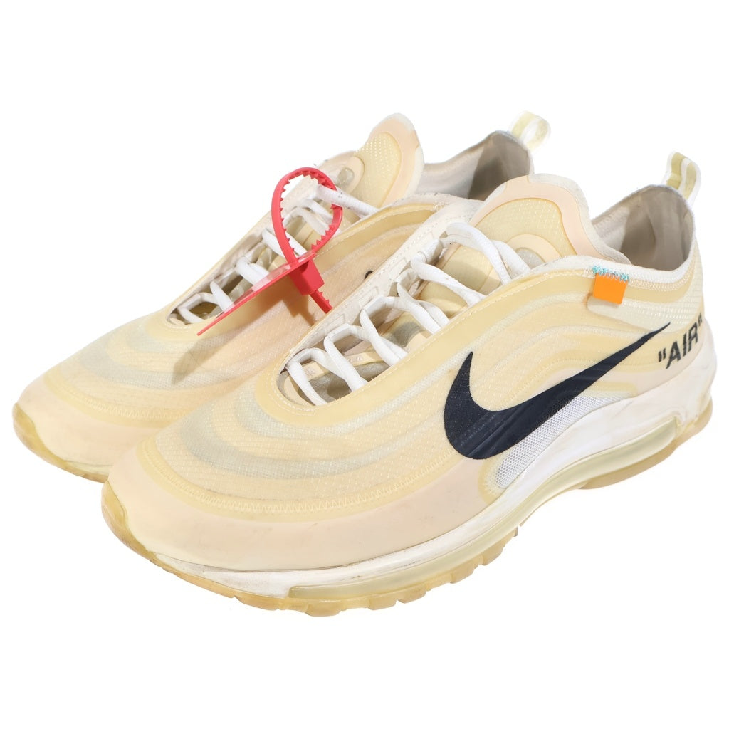 NIKE(ナイキ) ×Off-White AIR MAX 97 THE TEN オフホワイト エアマックス ザテン ローカットスニーカー アイボリー US10.5/28.5cm AJ4585-100