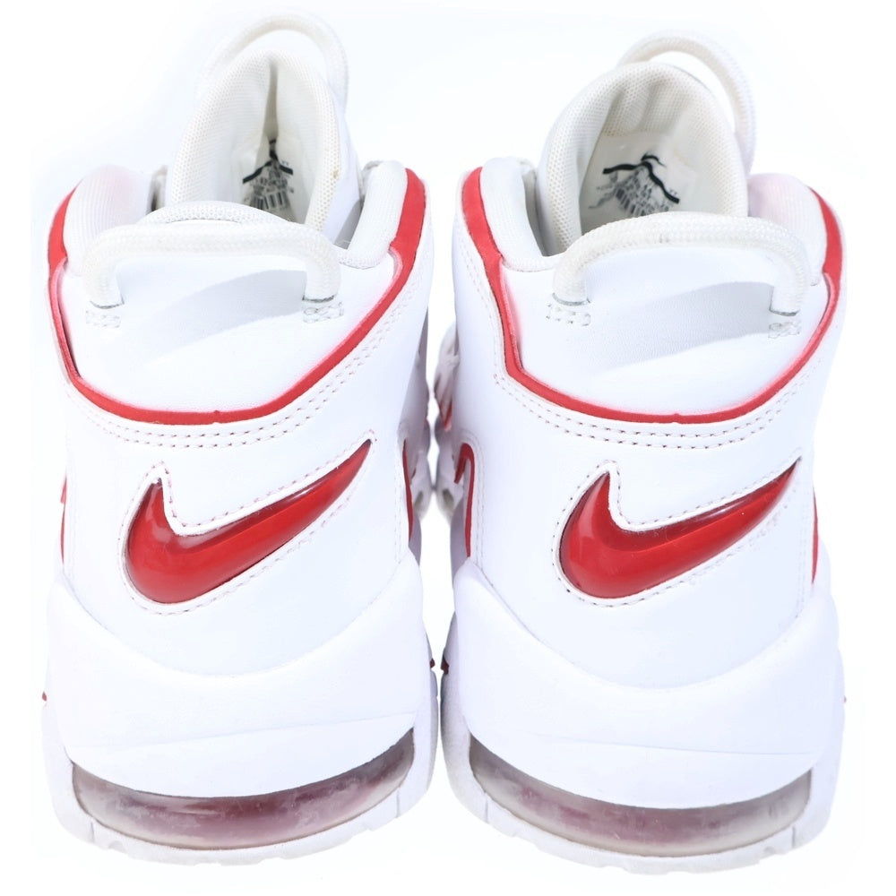 NIKE(ナイキ) AIR MORE UPTEMPO WHITE/VARSITY RED 921948-102 エアモアアップテンポ ハイカットスニーカー ホワイト