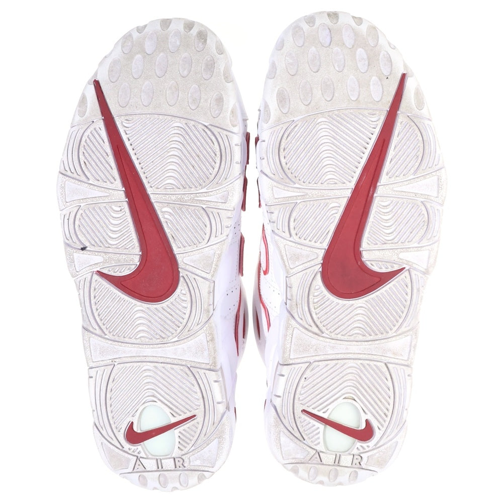 NIKE(ナイキ) AIR MORE UPTEMPO WHITE/VARSITY RED 921948-102 エアモアアップテンポ ハイカットスニーカー ホワイト