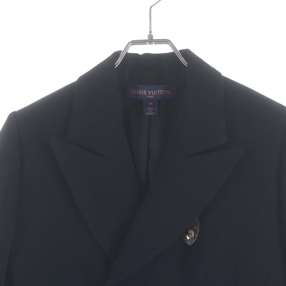 LOUIS VUITTON(ルイヴィトン) 21AW ダブルプレスト チェスターコート レディース ブラック