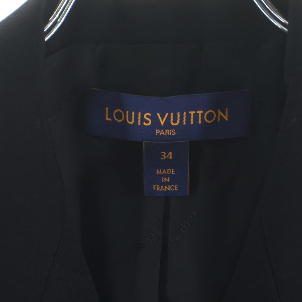 LOUIS VUITTON(ルイヴィトン) 21AW ダブルプレスト チェスターコート レディース ブラック