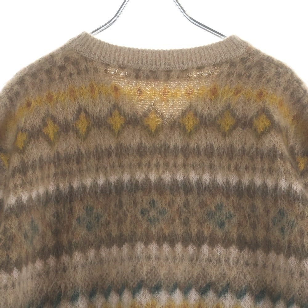 LOUIS VUITTON(ルイヴィトン) 25SS Mohair Knit Sweater モヘア ニットセーター ブラウン RM251MM NE5 HSN23W レディース