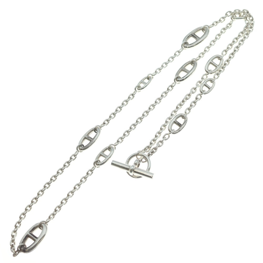 HERMES(エルメス) ファランドール ネックレス チェーン シルバー 80 SV925