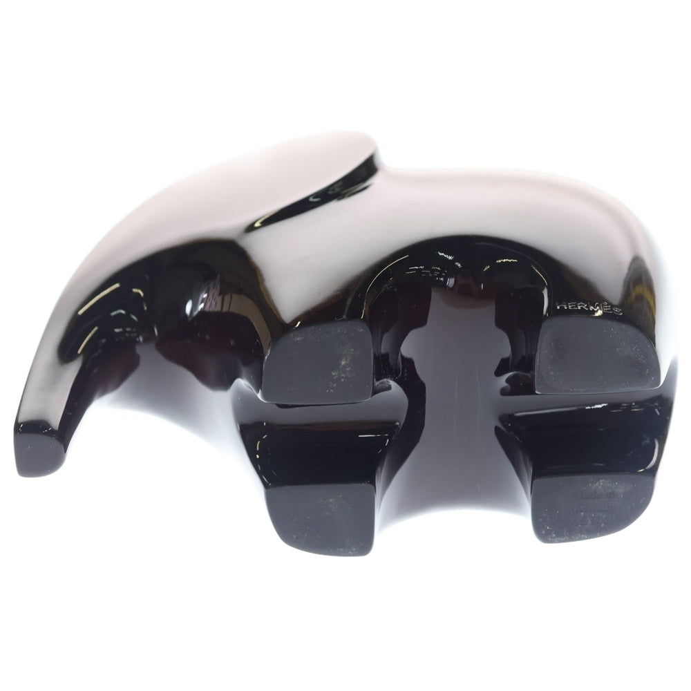 HERMES(エルメス) ペーパーウエイト ラオ 置物 オブジェ ブラウン