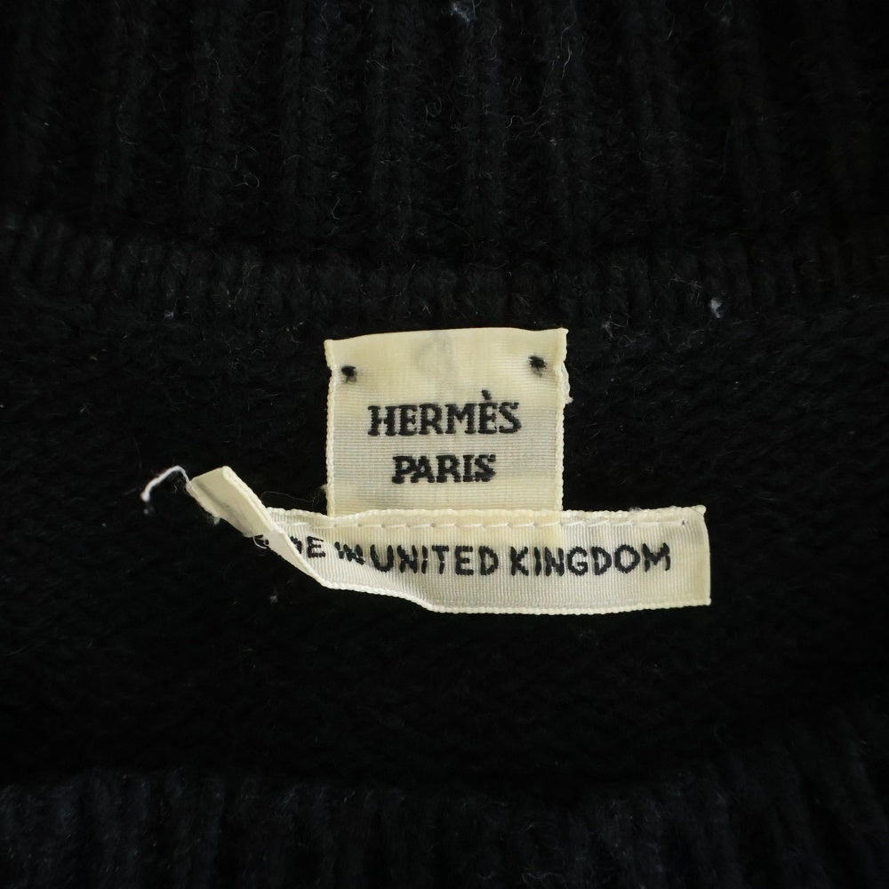 HERMES(エルメス) 23AW セリエプレート カシミヤ ニット セーター ブラック 3H2601D1 レディース