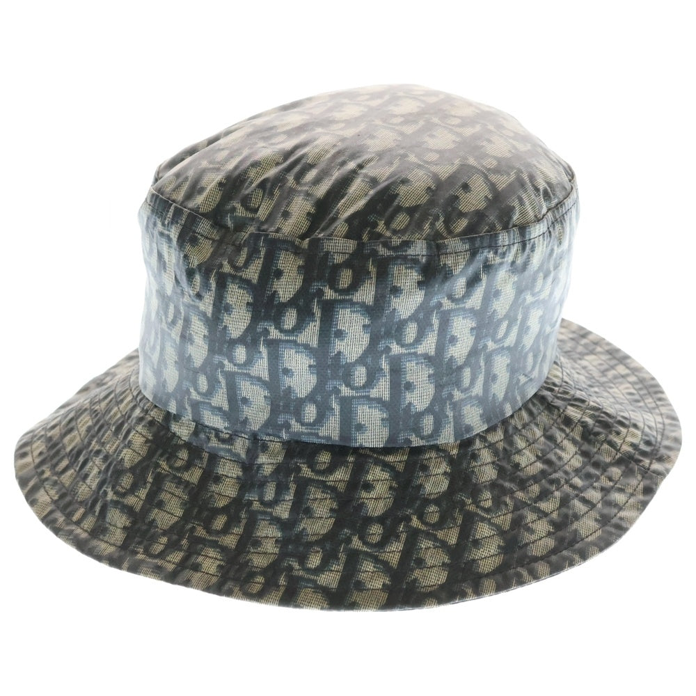 Christian Dior(クリスチャンディオール) トロッター バケットハット 帽子 ネイビー レディース