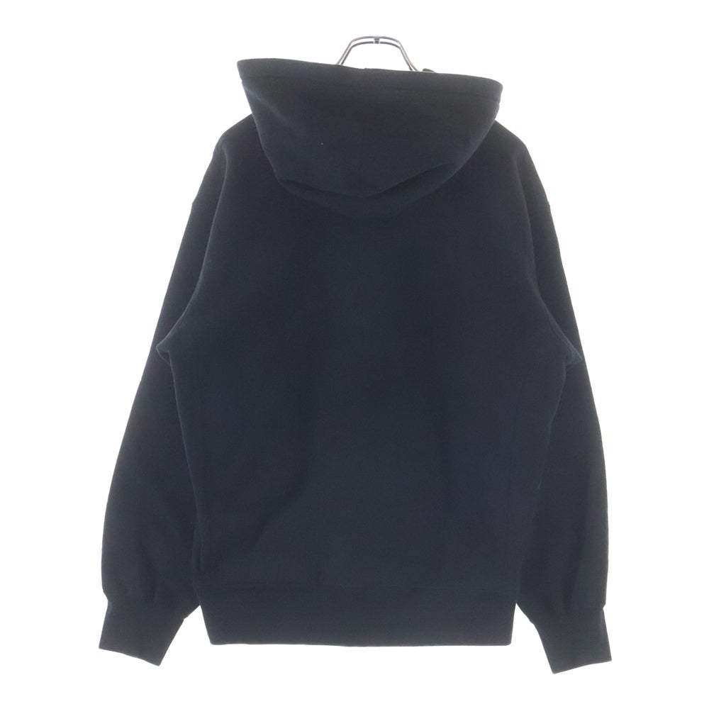 SUPREME(シュプリーム) 22AW Capital Hooded Sweatshirt キャピタル ロゴ刺繍 プルオーバー スウェットパーカー フーディー ブラック