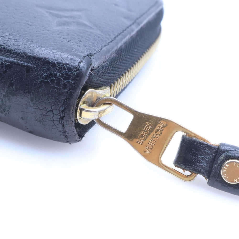 LOUIS VUITTON(ルイヴィトン) アンプラント ジッピーウォレット ロングウォレット 長財布 ブラック ノワール レザー M62121 ゴールド金具 レディース