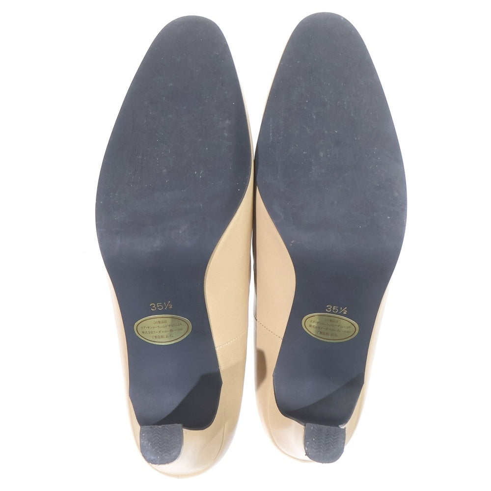 YVES SAINT LAURENT(イヴサンローラン) パンプス レザー ベージュ 35.5 レディース