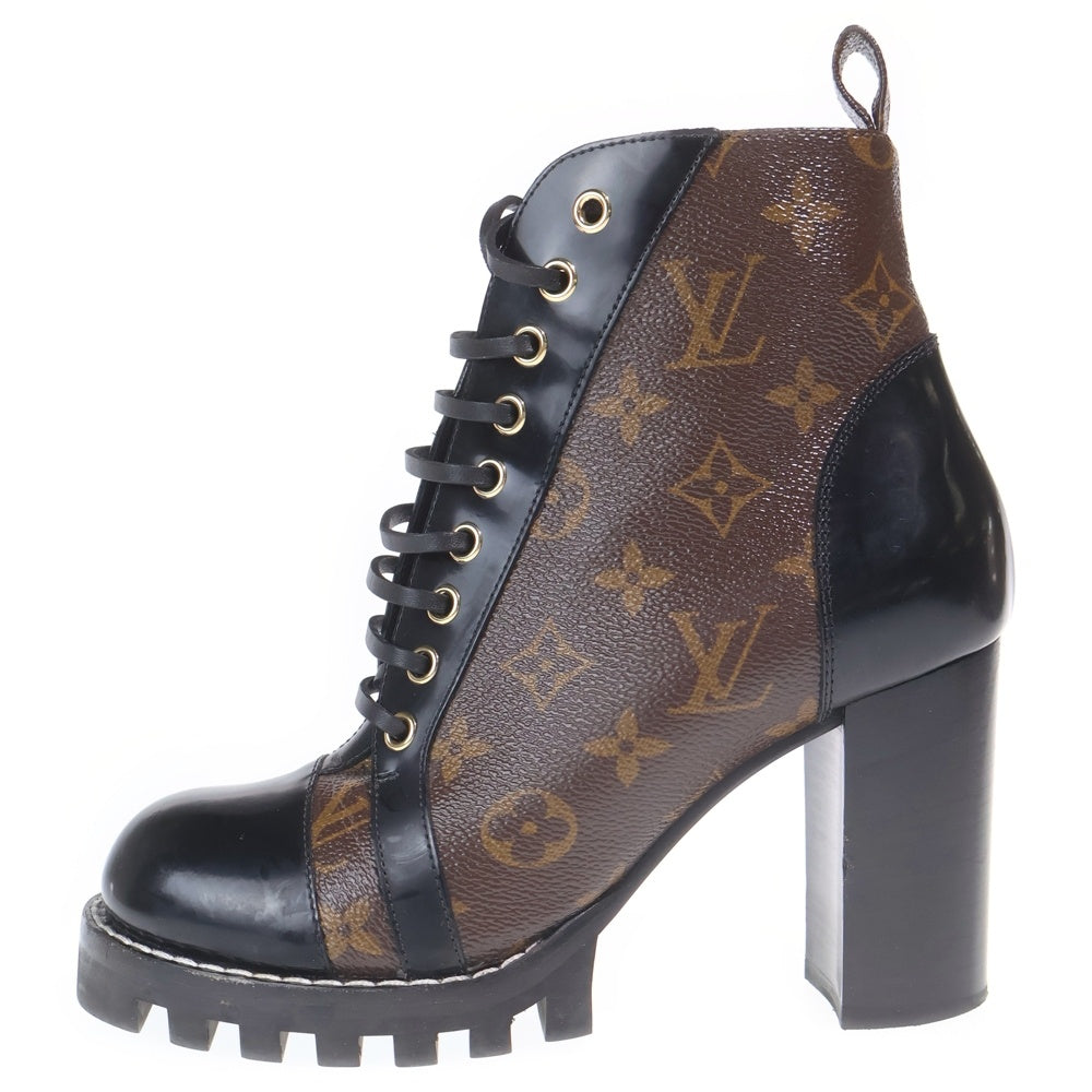 LOUIS VUITTON(ルイヴィトン) スタートレイル・ライン アンクルブーツ ヒールブーツ ブラウン レディース