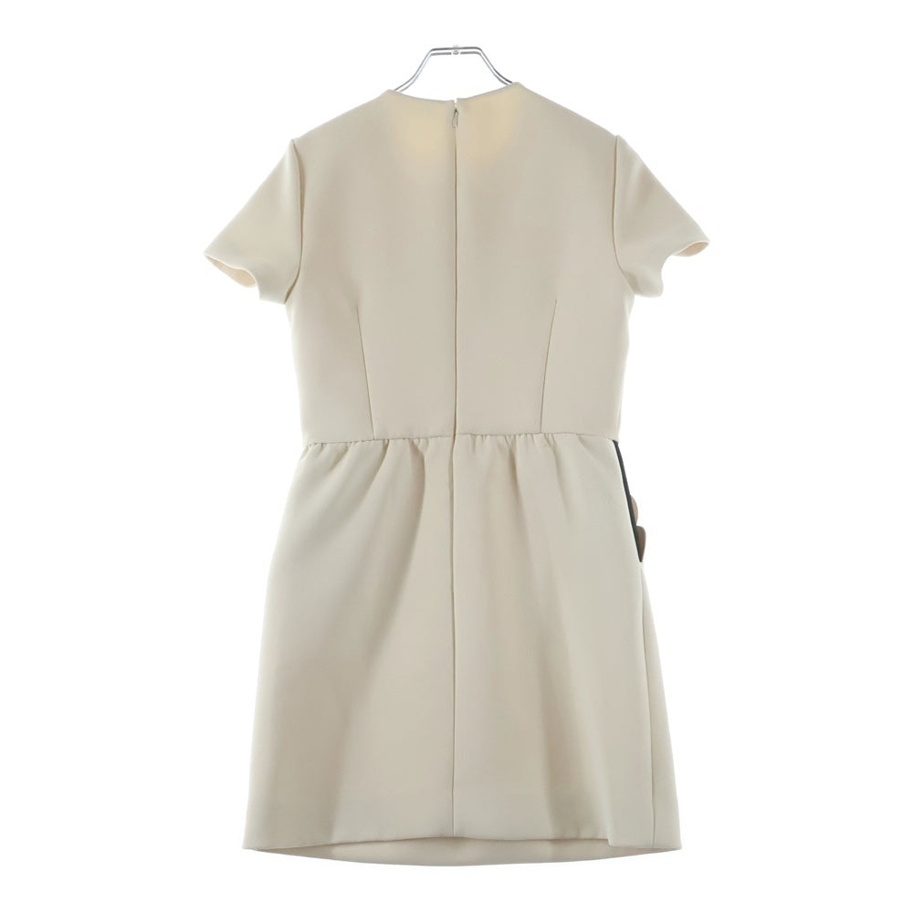 RED VALENTINO(レッド ヴァレンティノ) スカラップヘムワンピース ホワイト レディース