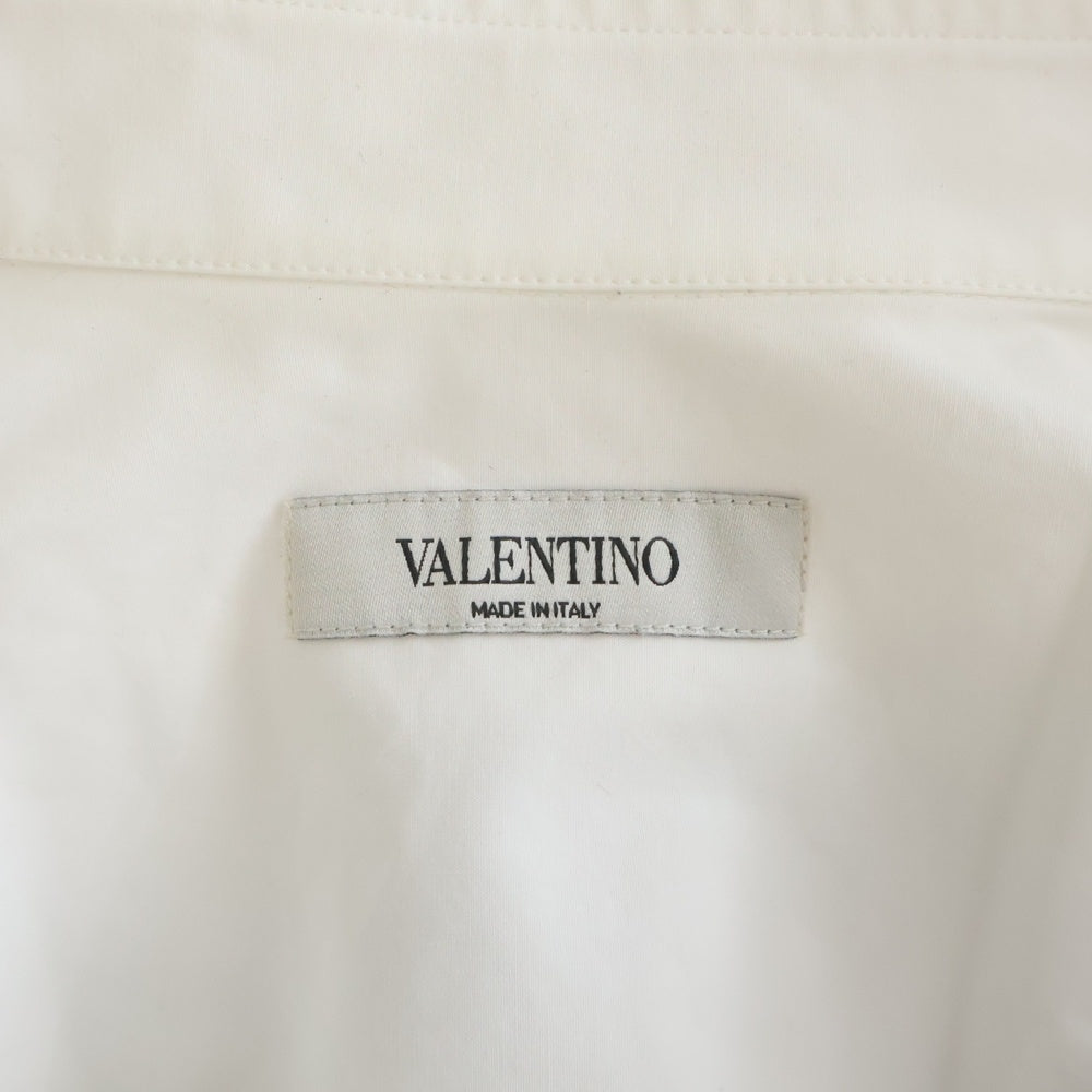 VALENTINO(ヴァレンティノ) VLTN ロゴプリント 長袖シャツ ホワイト UV3ABD005AP