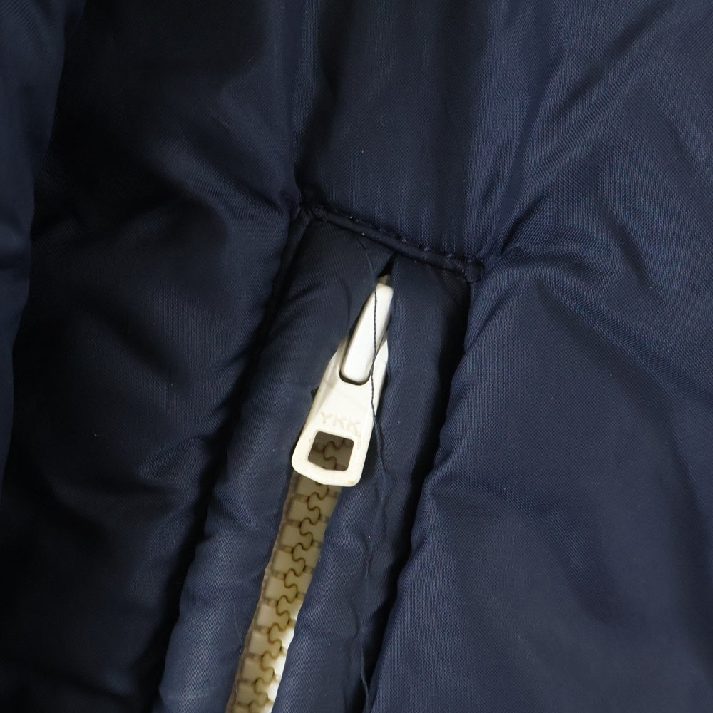 Maison Martin Margiela(メゾンマルタンマルジェラ) 03AW スタンドカラー ナイロン 中綿 ジップアップ ジャケット ネイビー