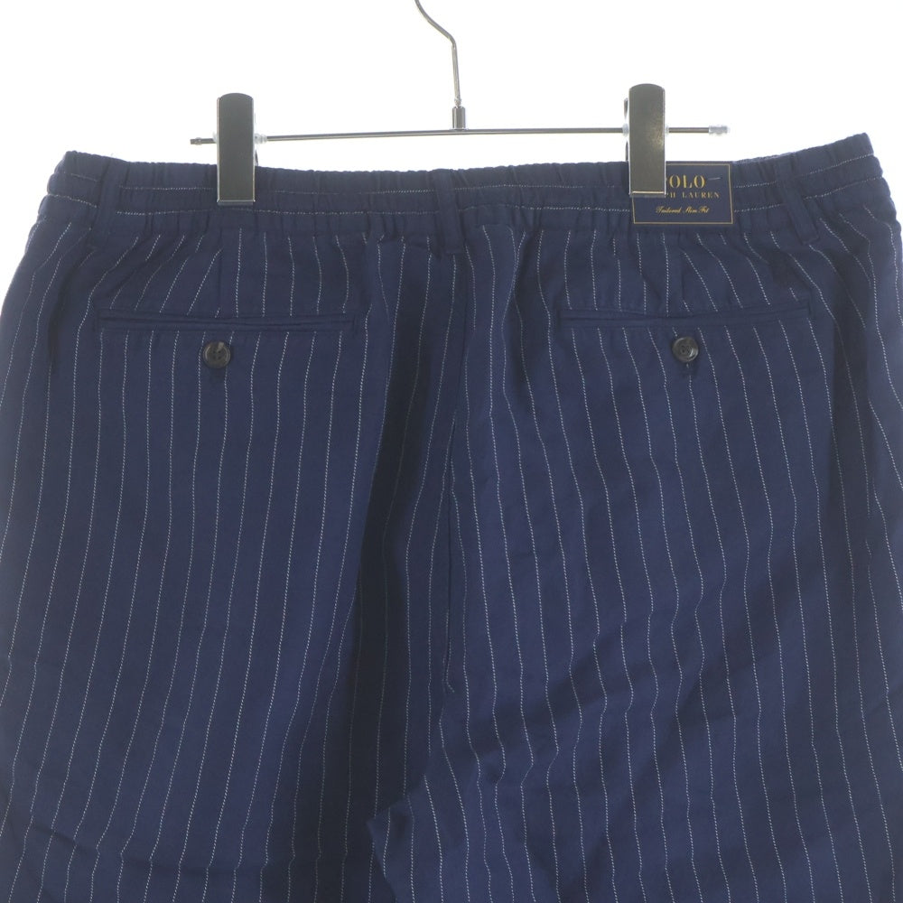 POLO RALPH LAUREN(ポロラルフローレン) ストライプ総柄 イージーパンツ ネイビー