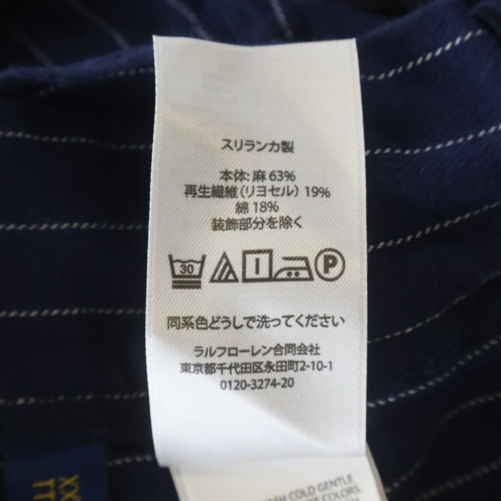 POLO RALPH LAUREN(ポロラルフローレン) ストライプ総柄 イージーパンツ ネイビー