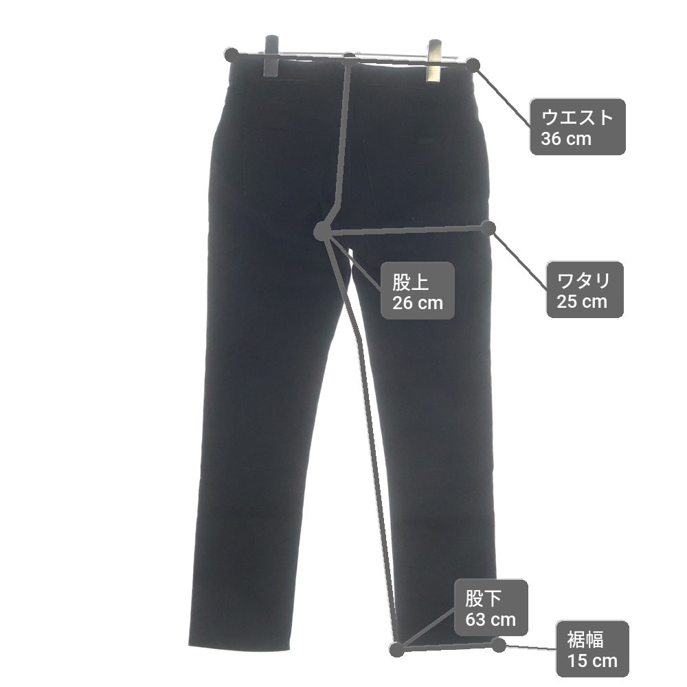SAINT LAURENT(サンローラン) Skiny Denim Pants スキニーデニムパンツ レディース ブラック 614447 YO500