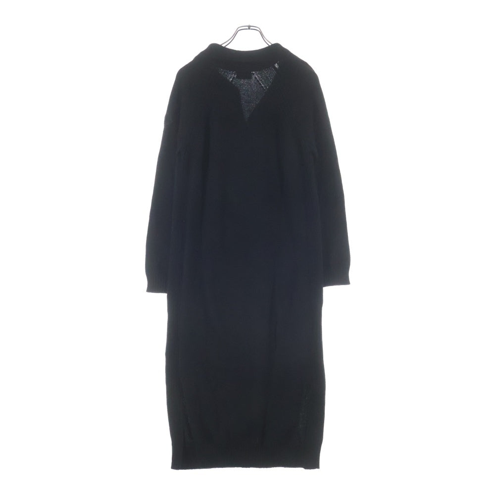 MONCLER(モンクレール) 22AW ショールカラー ニットワンピース レディース ブラック H20939L00003