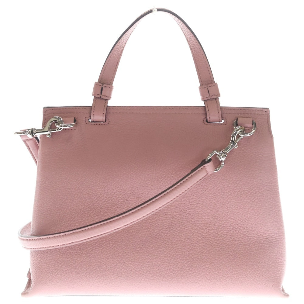 GUCCI(グッチ) グッチ バンブーデイリー 2WAYバッグ ハンドバッグ ショルダーバッグ ピンク レザー 370831 シルバー金具 レディース