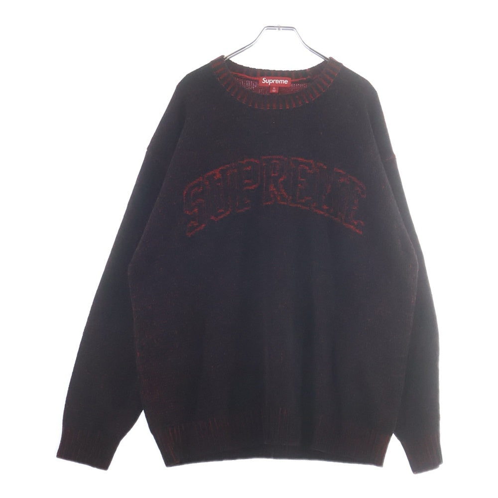 SUPREME(シュプリーム) 2024SS Contrast Arc Sweater コントラストアークセーター レッド